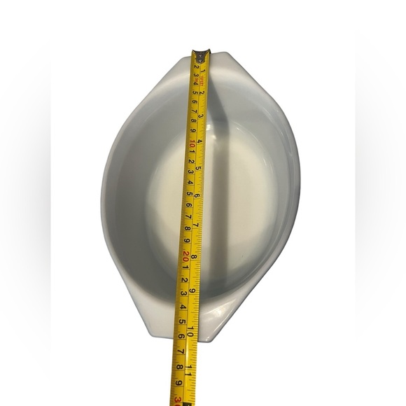 Pyrex Golden Bouquet 1.5 qt Blue and Gold Casserole Dish (1965) - Picture 9 of 11